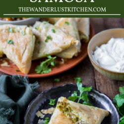 Baked Beef Samosa Recipe Pin