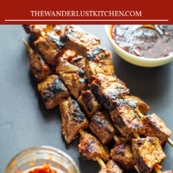 Beef Satay Recipe Pin
