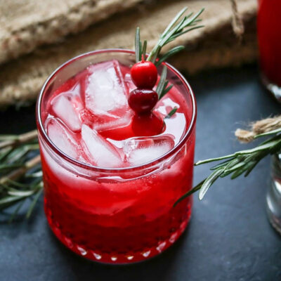 Cranberry Vodka Spritzer