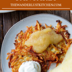 German Potato Pancakes Recipe (Kartoffelpuffer) Pin
