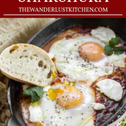Harissa Shakshuka Recipe Pin