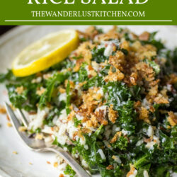 Kale and Wild Rice Salad Recipe Pin