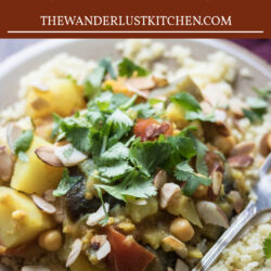 Moroccan Vegetable Tagine Recipe Pin