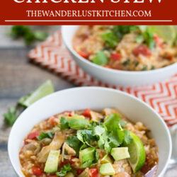 Puerto Rican Chicken Stew (Pollo Guisado) Recipe Pin
