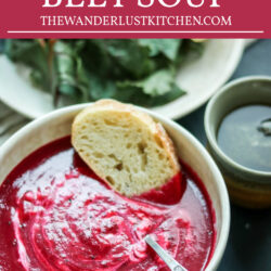 Roasted Beet Soup Recipe Pin