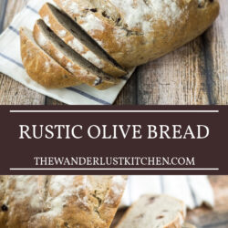 Easy Rustic Olive Bread Recipe