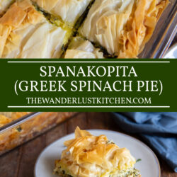 Spanakopita Recipe - Greek Spinach Pie Pin