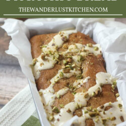 Spiced Pear and Pistachio Bread Recipe Pin