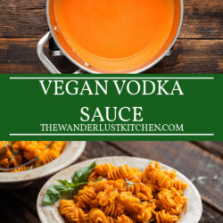 Vegan Vodka Sauce Recipe Pin