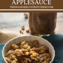 Homemade Crockpot Applesauce Recipe Pin